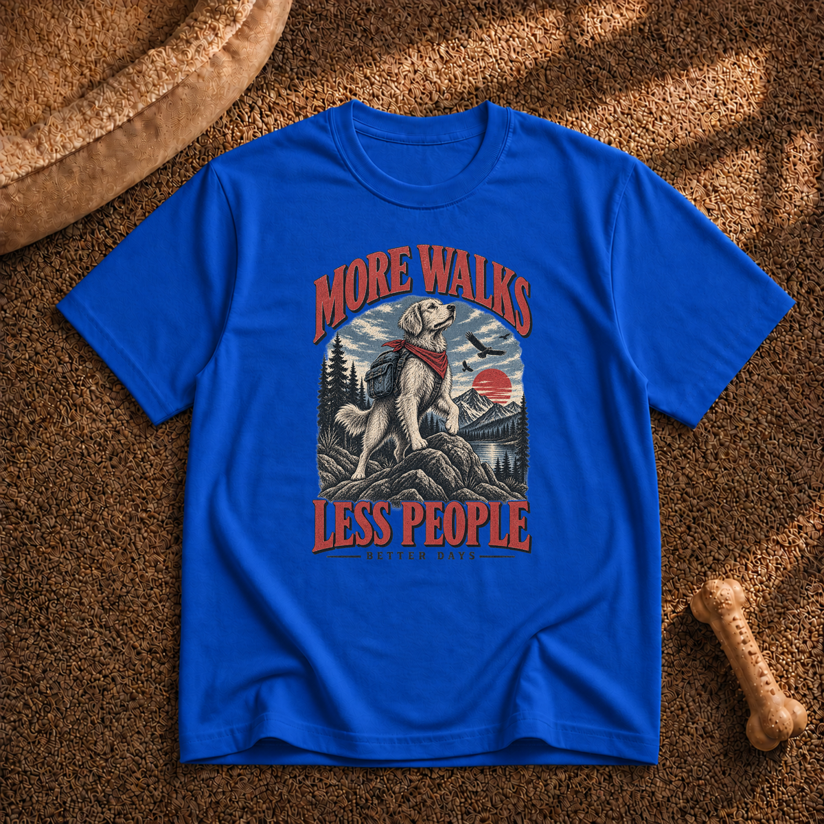 More Walks Less People T-Shirt