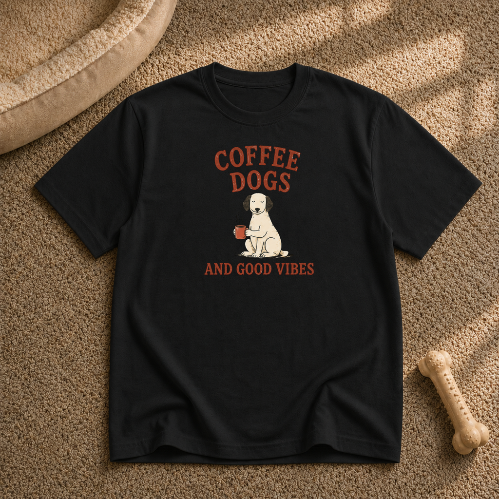 Coffee Dogs and good vibes T-Shirt