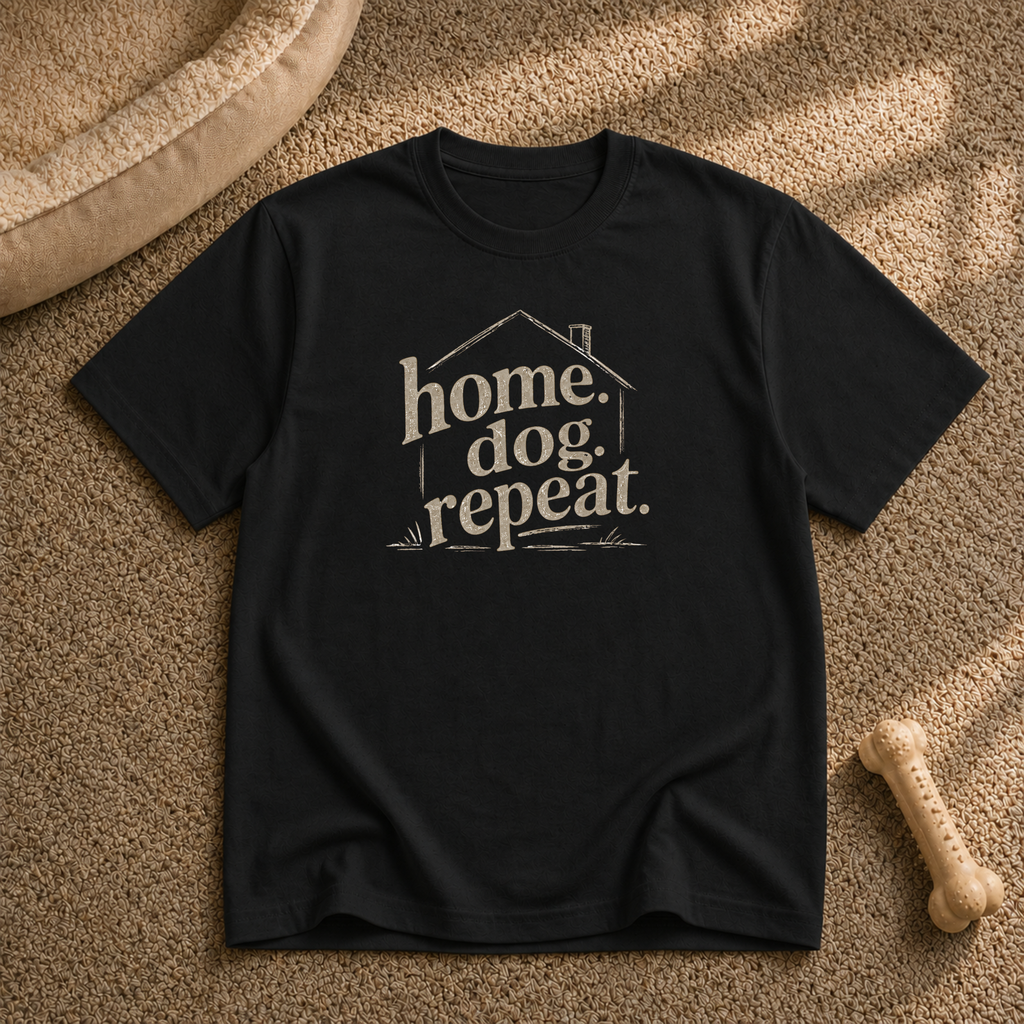 Home. Dog. Repeat. T-Shirt