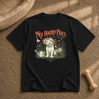 My Happy Place Has Four Paws T-Shirt