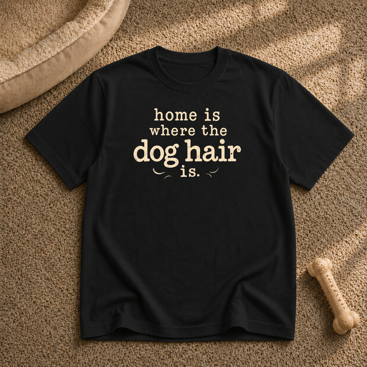 Home Is where the dog hair Is T-Shirt