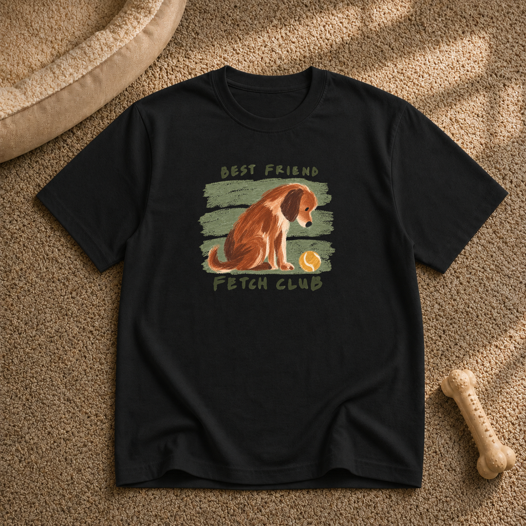 Best Friend Fetch Club Dog T-Shirt