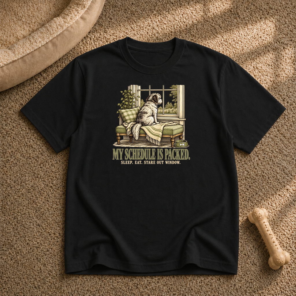 My schedule is packed T-shirt