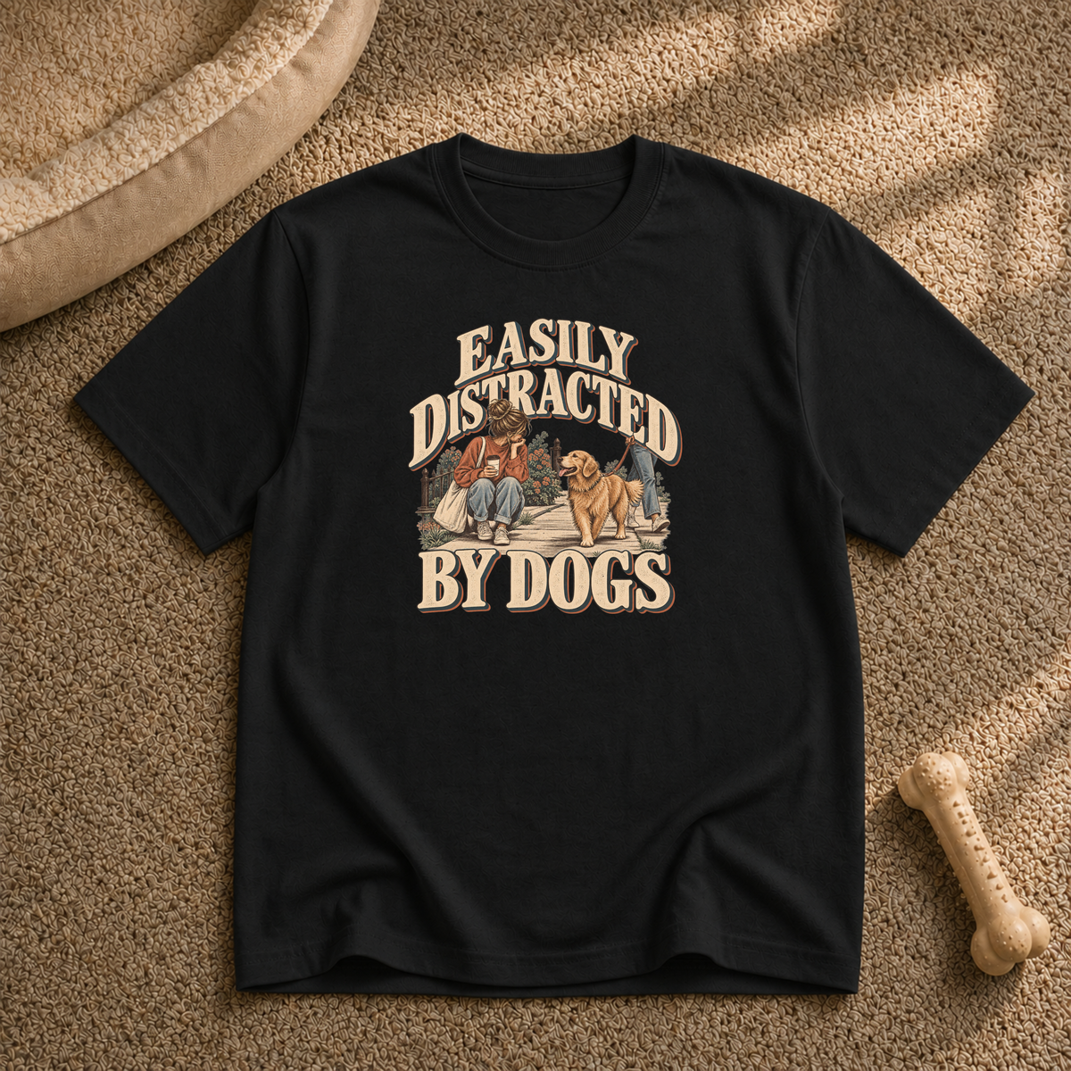 Easily distracted by dogs T-Shirt