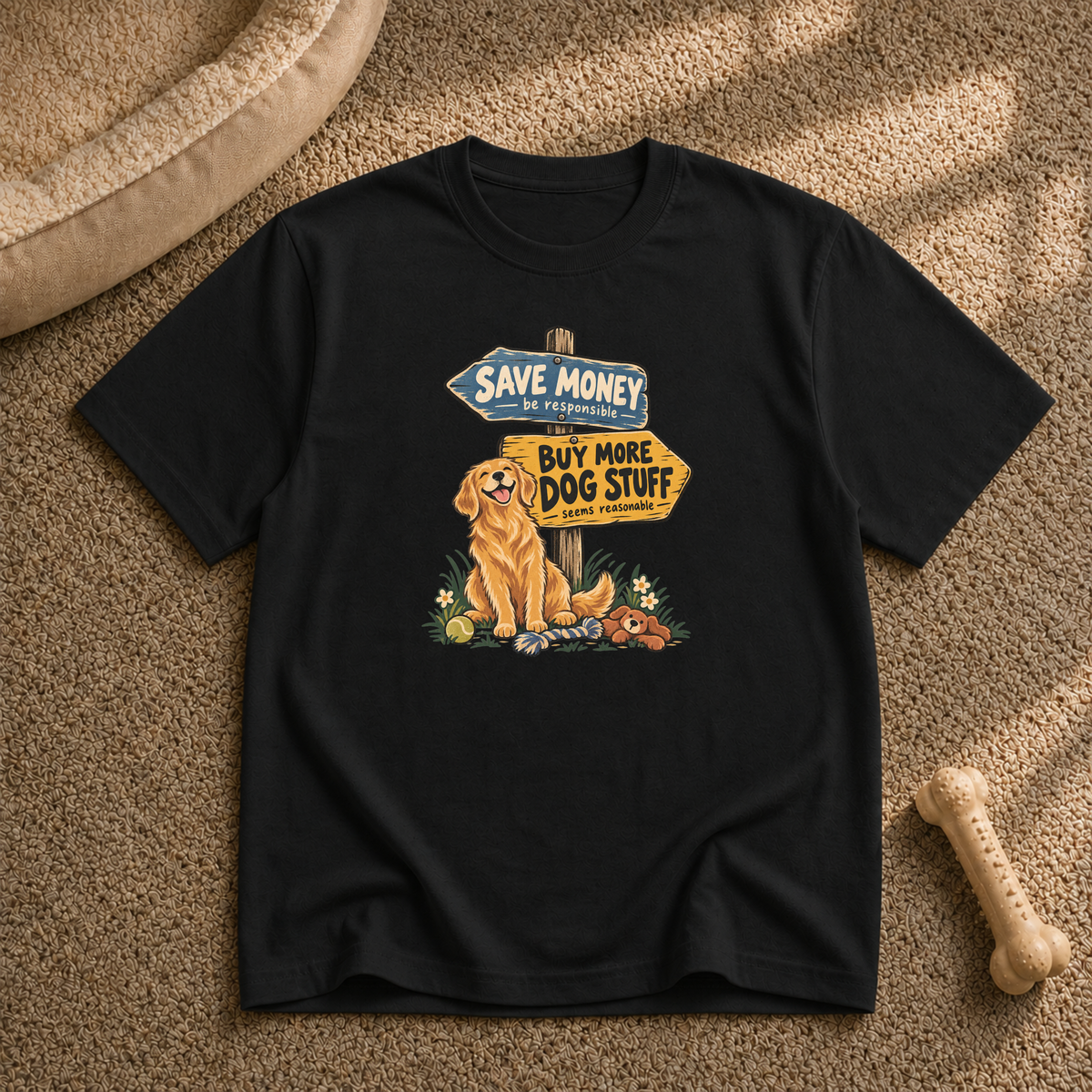Save money buy more dog stuff T-Shirt