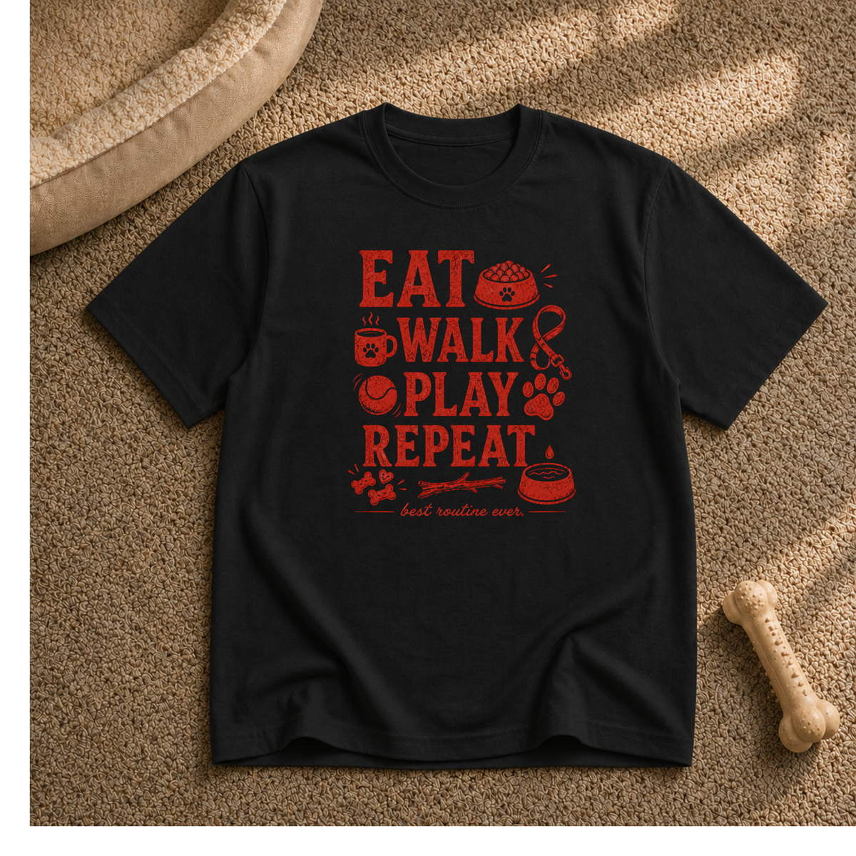 Eat Walk Play Repeat T-Shirt