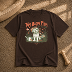 My Happy Place Has Four Paws T-Shirt