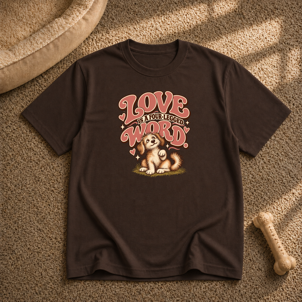Love Is a four-legged word T-shirt