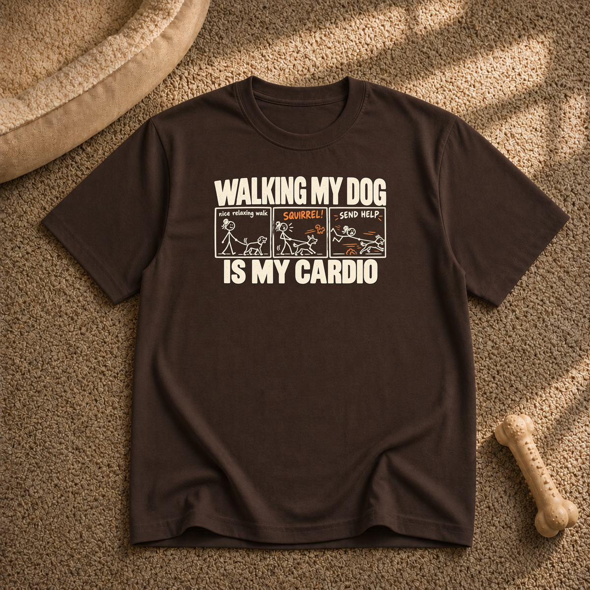 Walking my dog Is my cardio T-Shirt