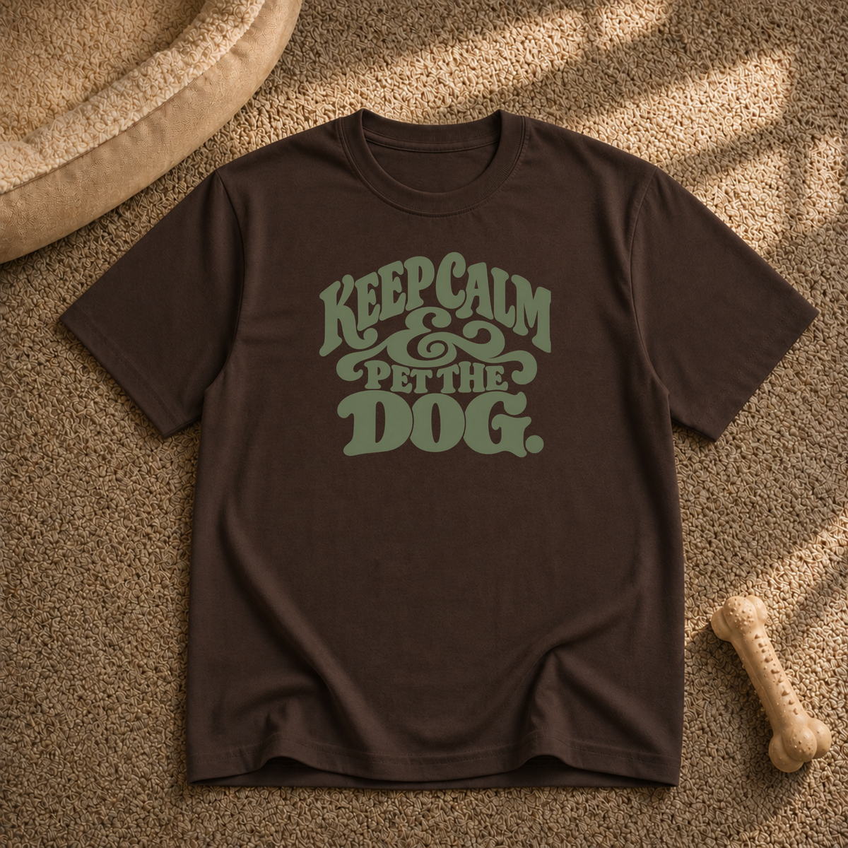 Keep calm pet the dog T-Shirt