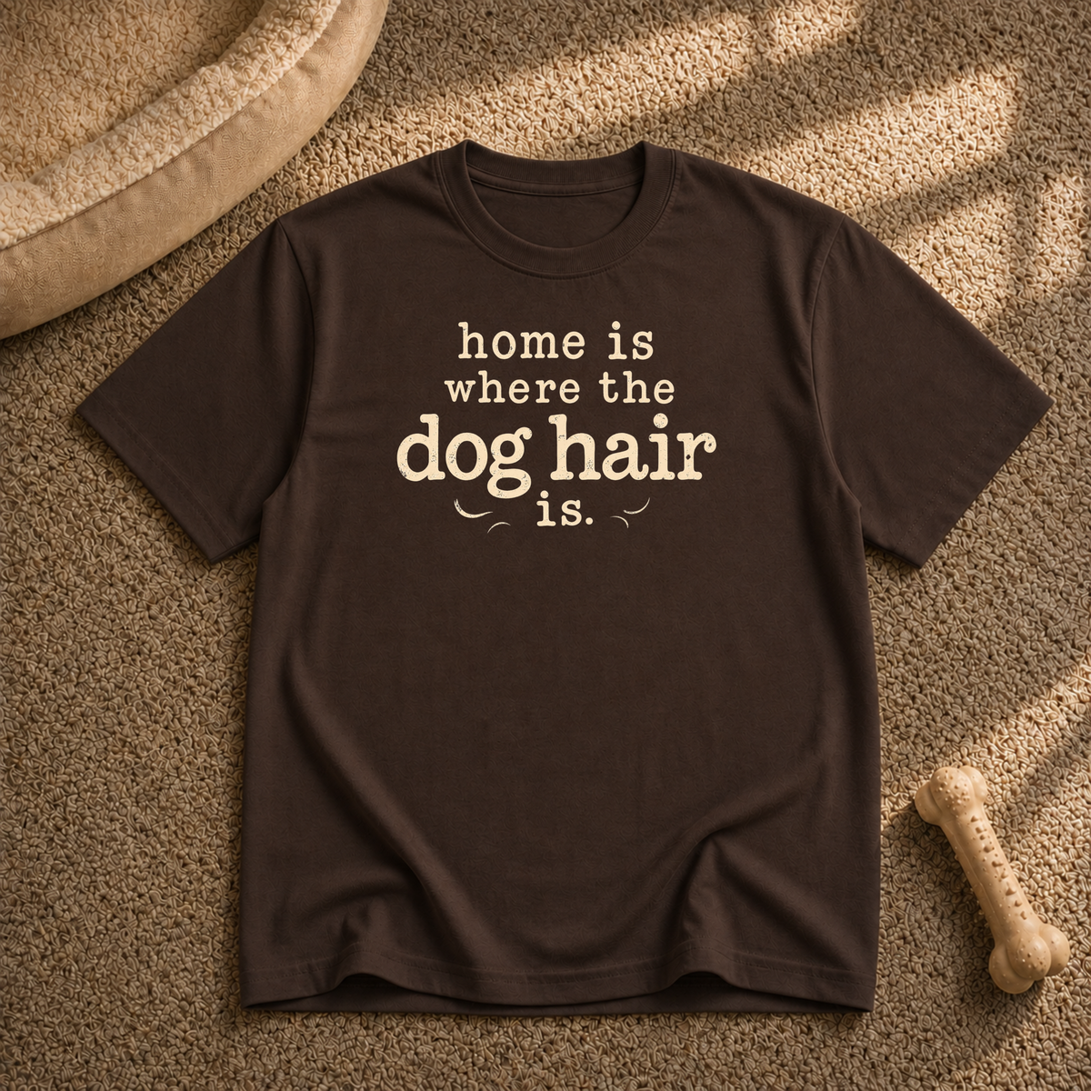 Home Is where the dog hair Is T-Shirt
