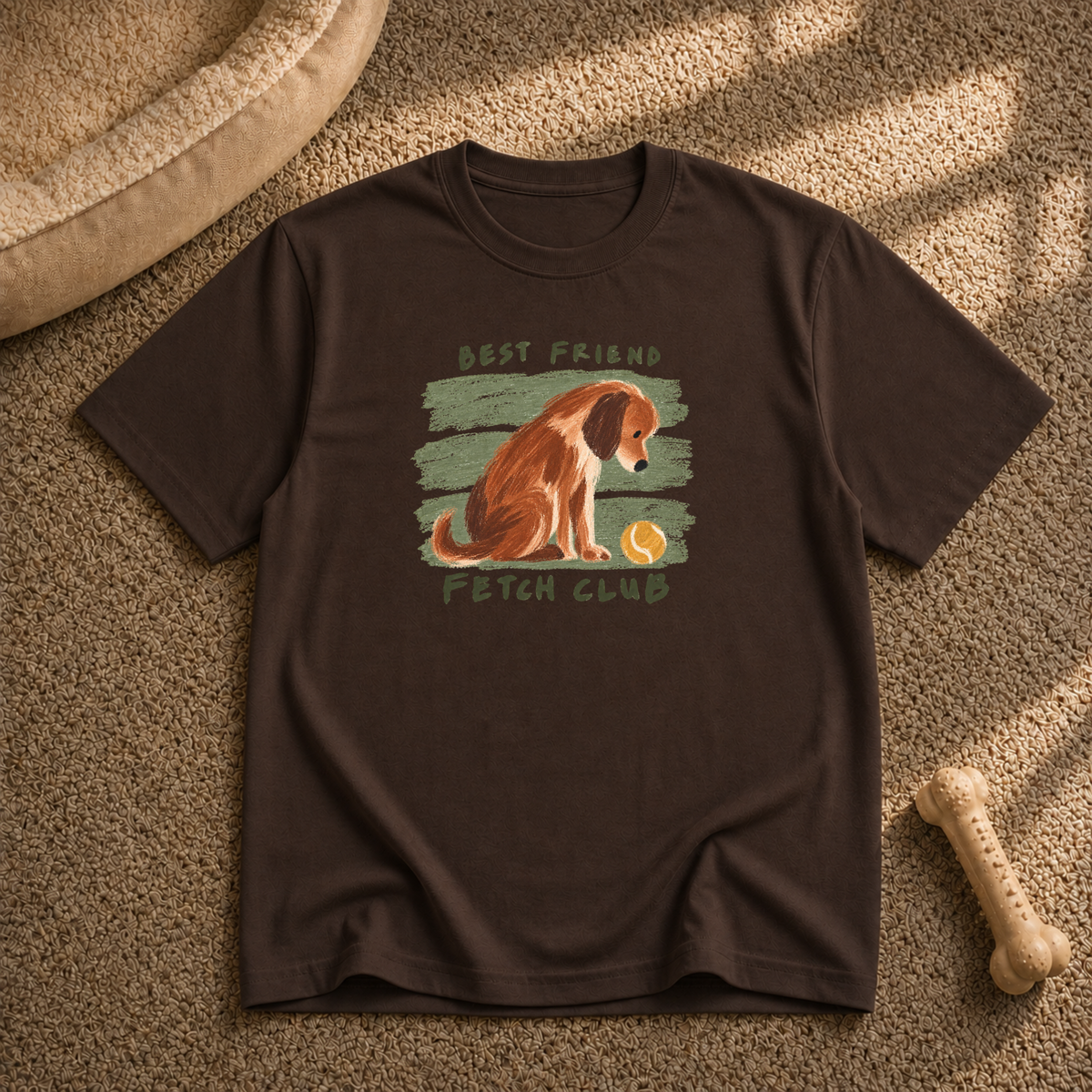 Best Friend Fetch Club Dog T-Shirt