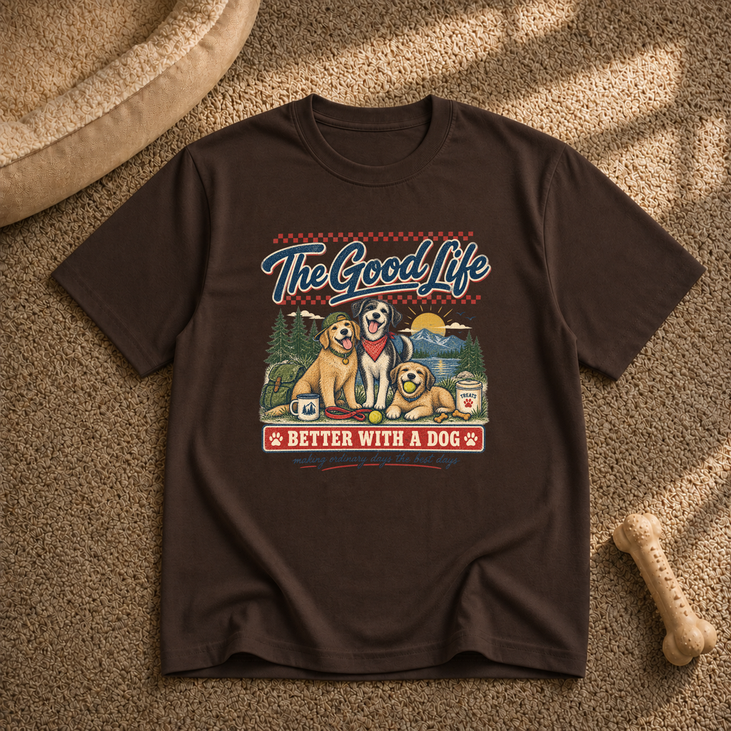 The Good Life Dog T-Shirt