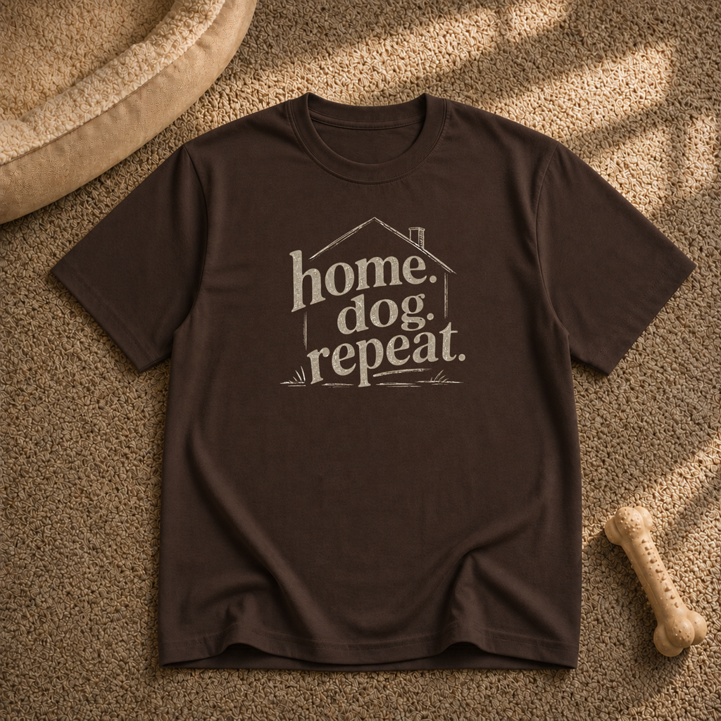 Home. Dog. Repeat. T-Shirt