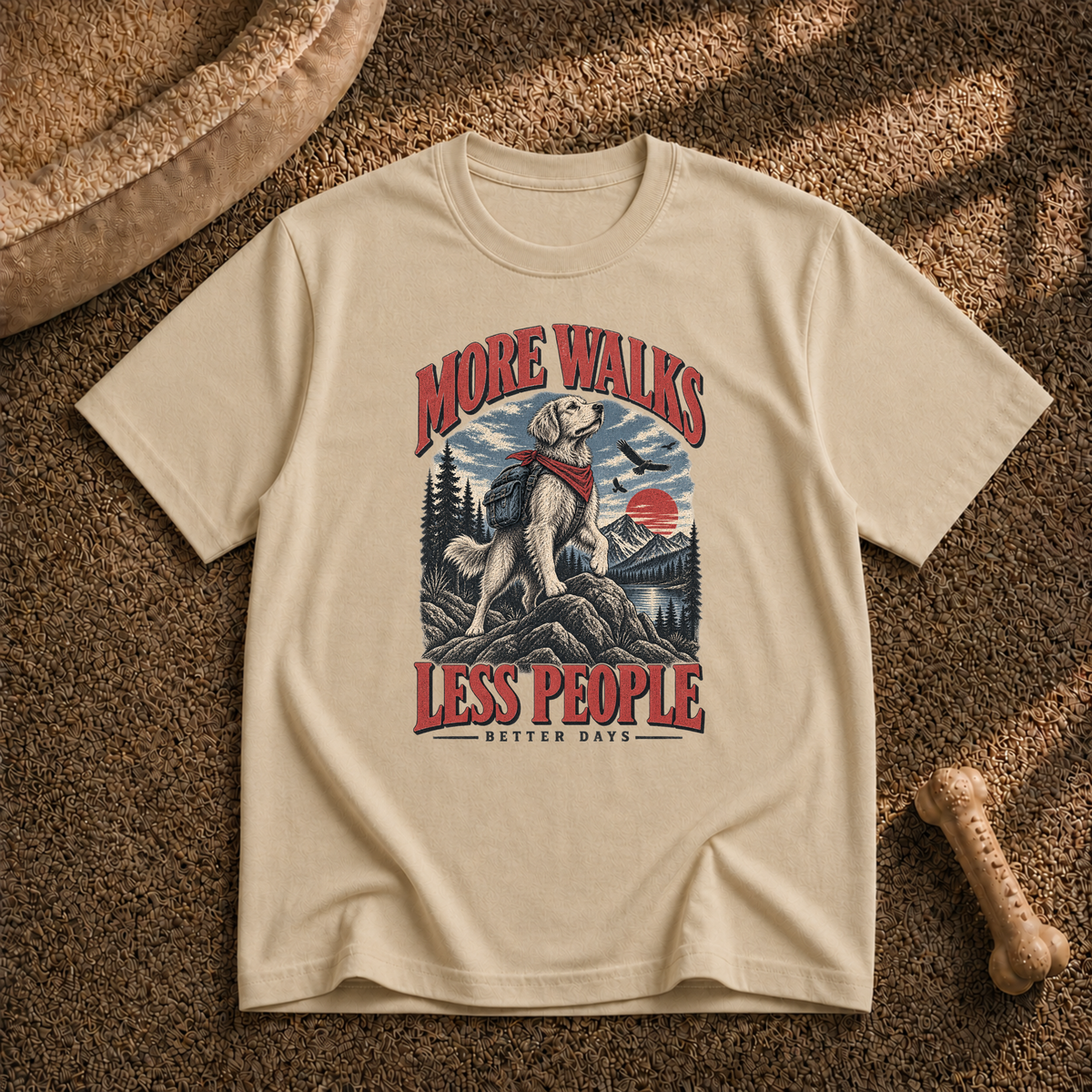 More Walks Less People T-Shirt