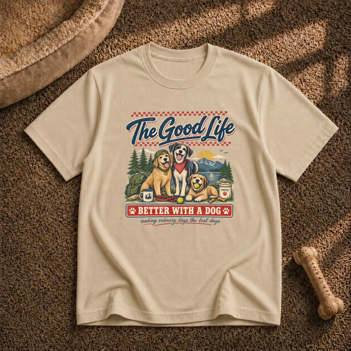 The Good Life Dog T-Shirt