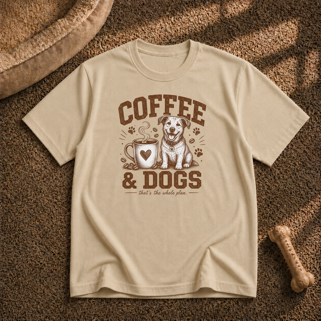 Coffee & Dogs T‑Shirt