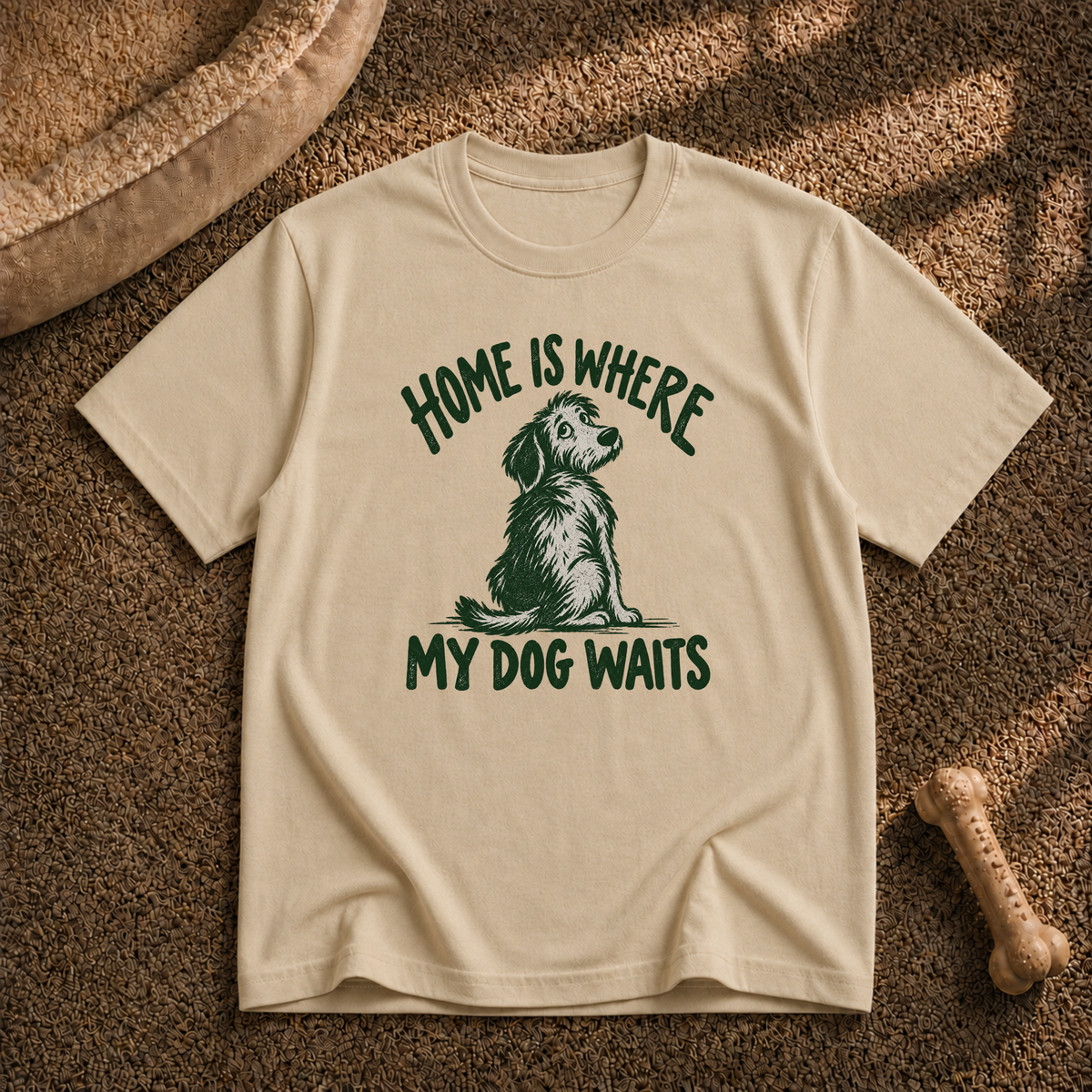 Where My Dog Waits T-shirt