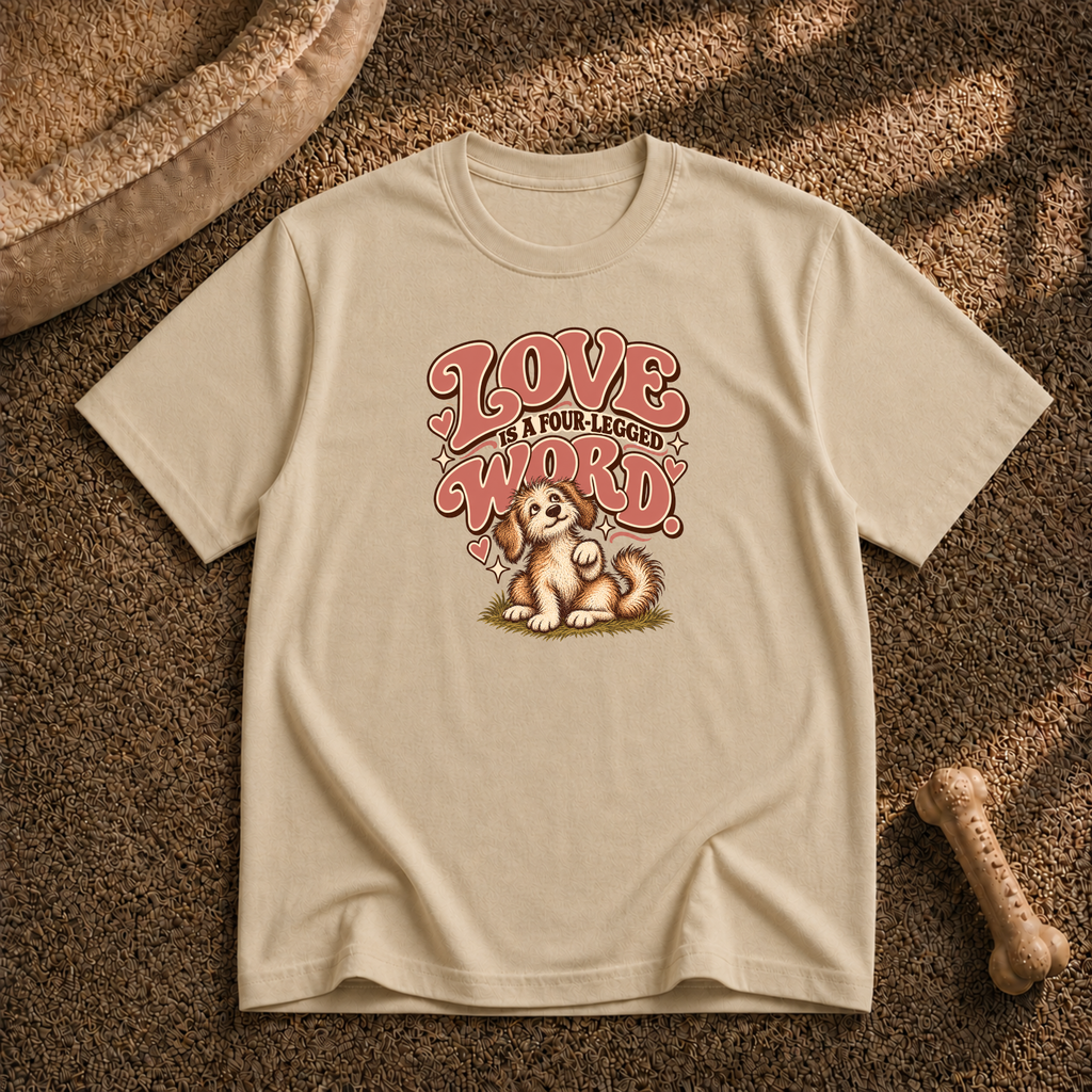 Love Is a four-legged word T-shirt