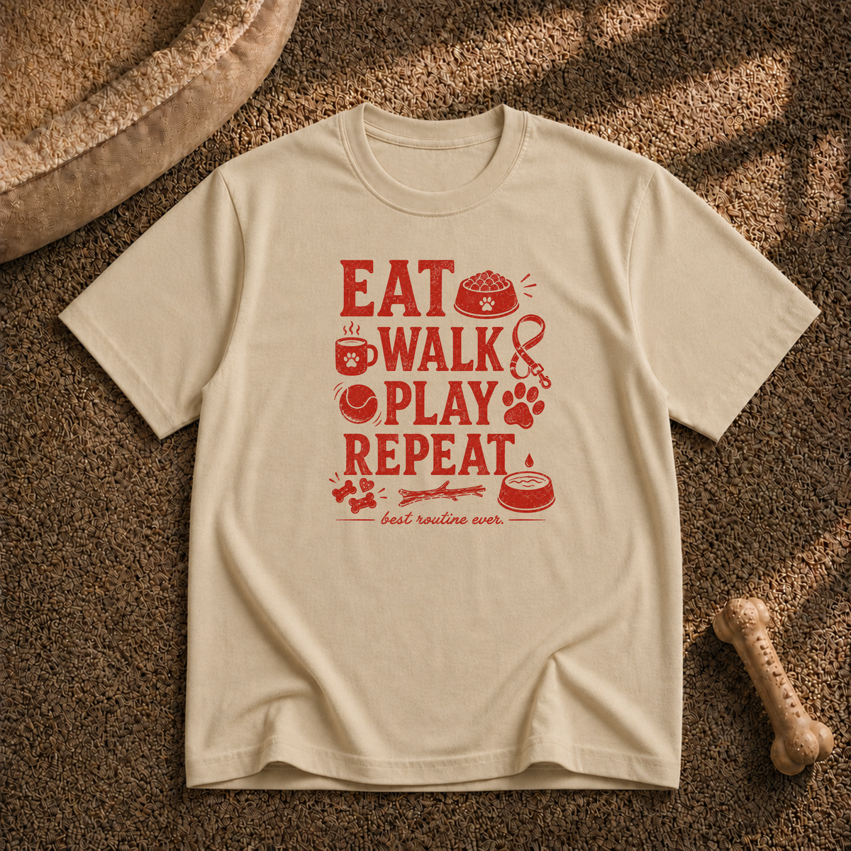 Eat Walk Play Repeat T-Shirt