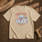 Coffee, Dogs & Quiet Mornings T-Shirt