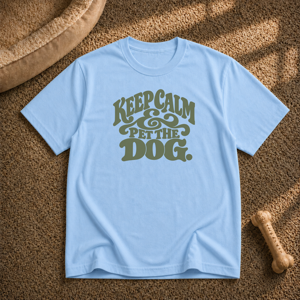 Keep calm pet the dog T-Shirt