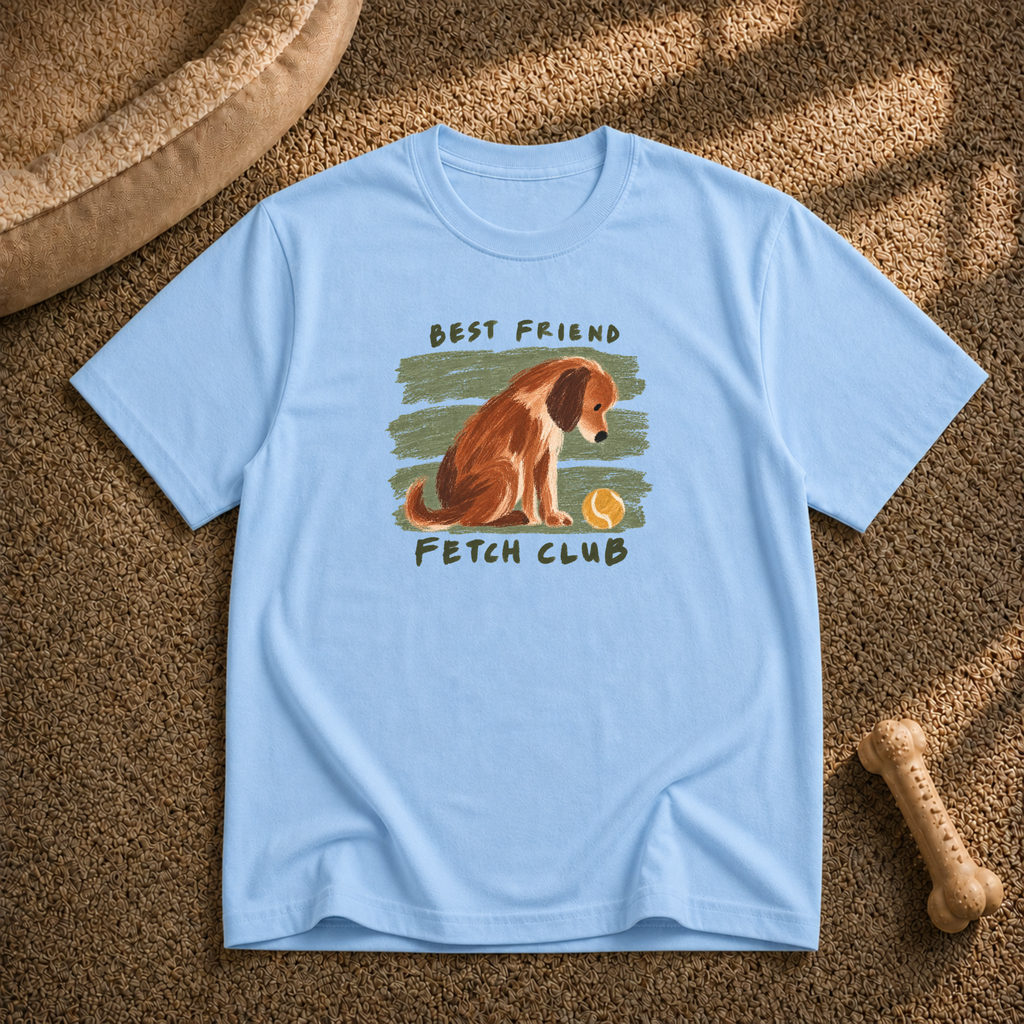Best Friend Fetch Club Dog T-Shirt