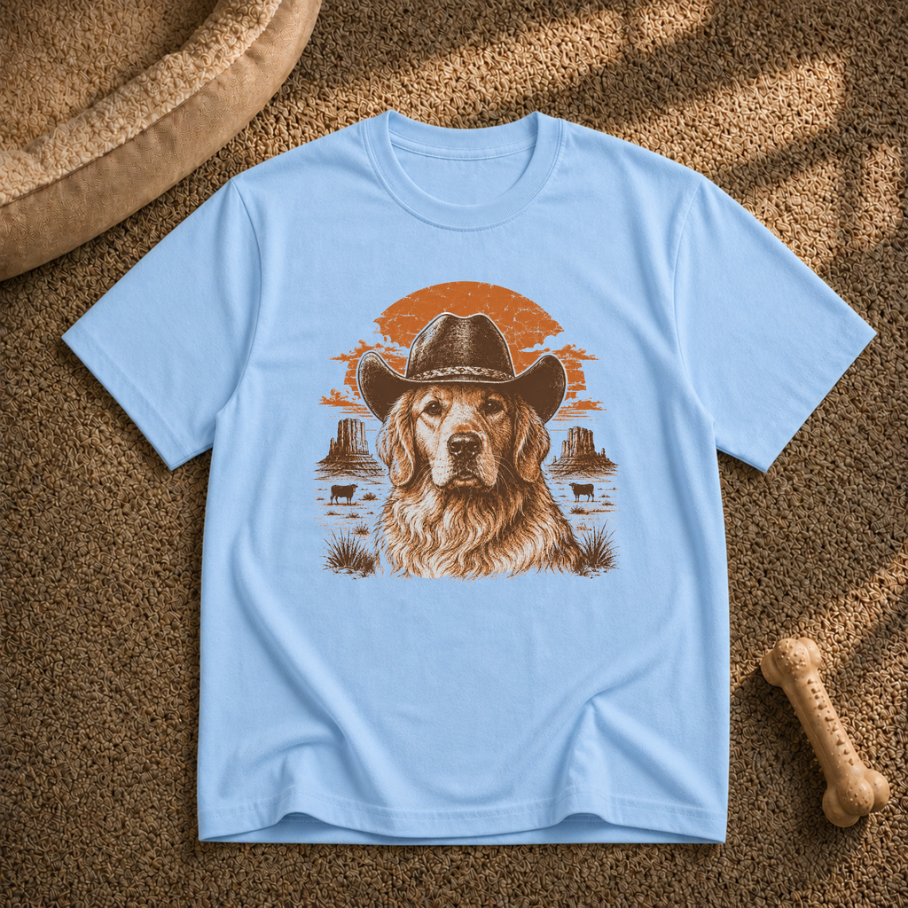 Western golden retriever T-shirt