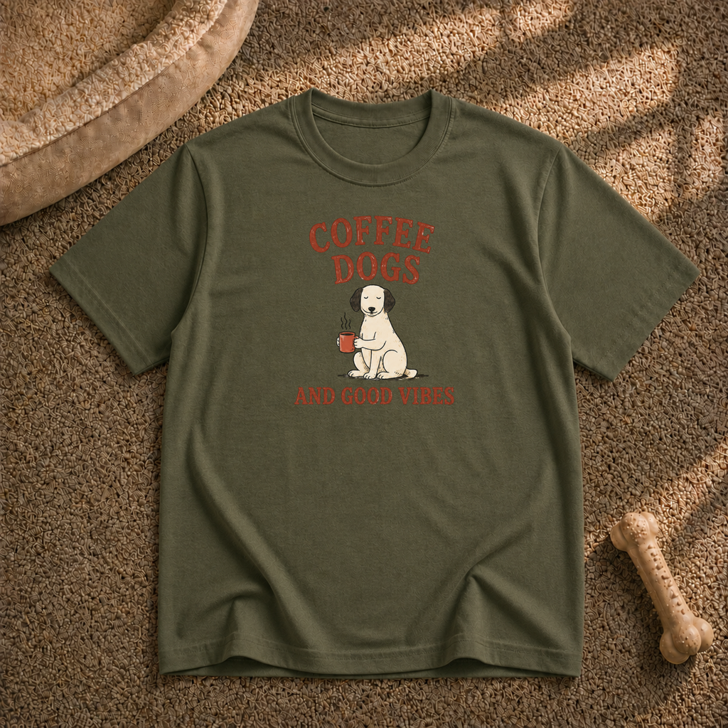 Coffee Dogs and good vibes T-Shirt