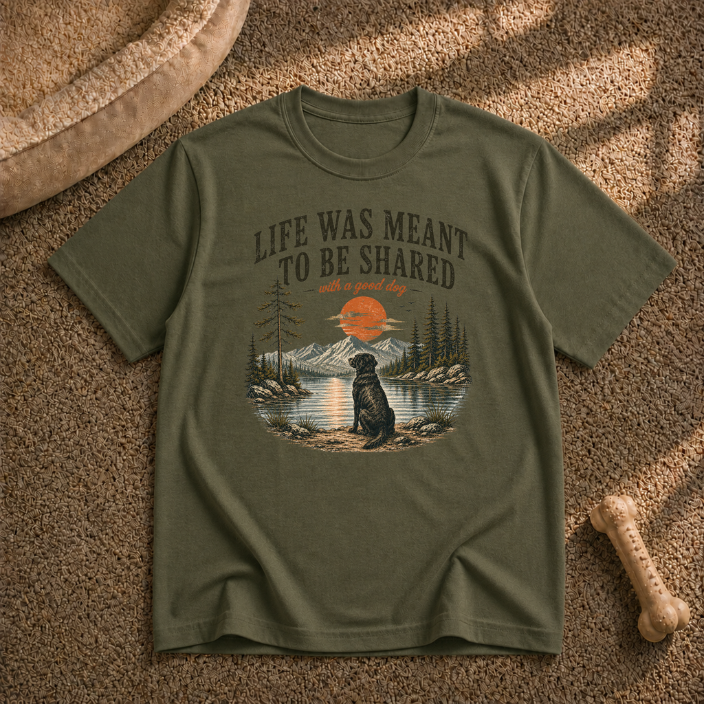 Life Was Meant To Be Shared  T‑Shirt