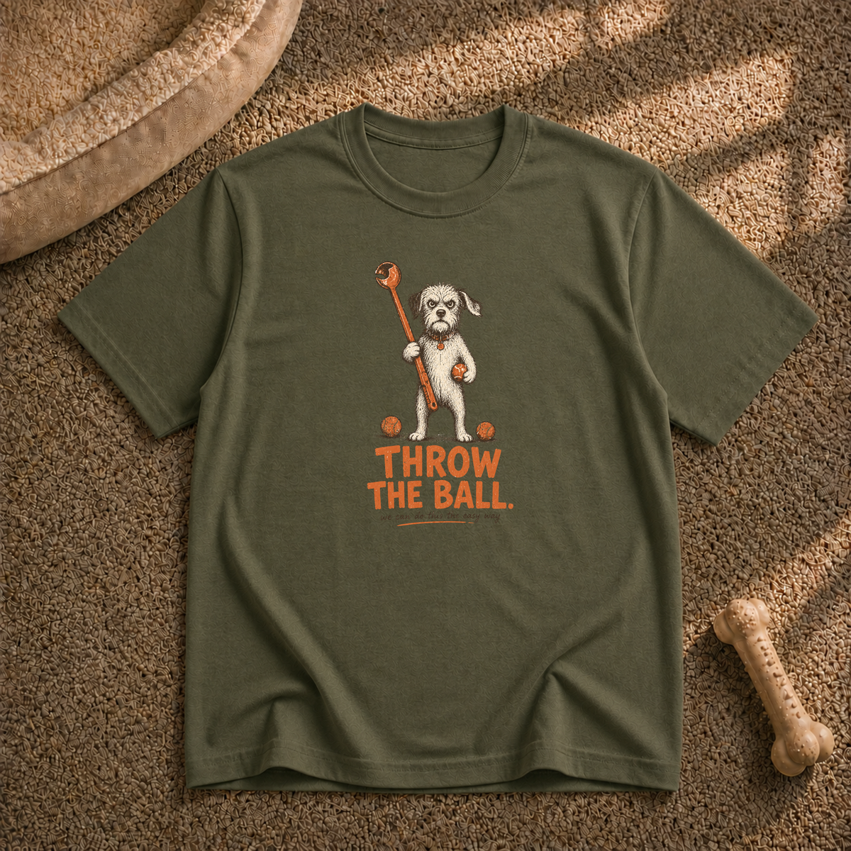 Throw The Ball Dog T‑Shirt