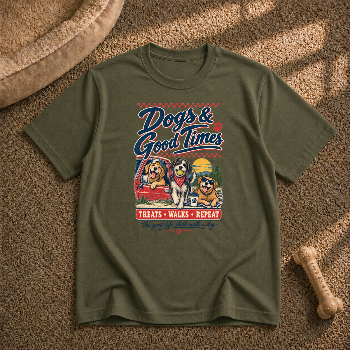 Dogs & Good Times T-Shirt