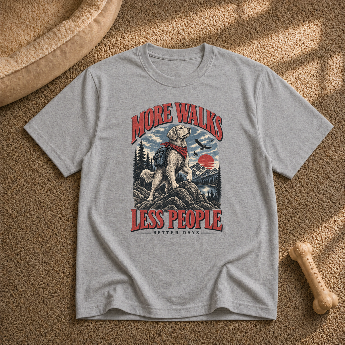 More Walks Less People T-Shirt