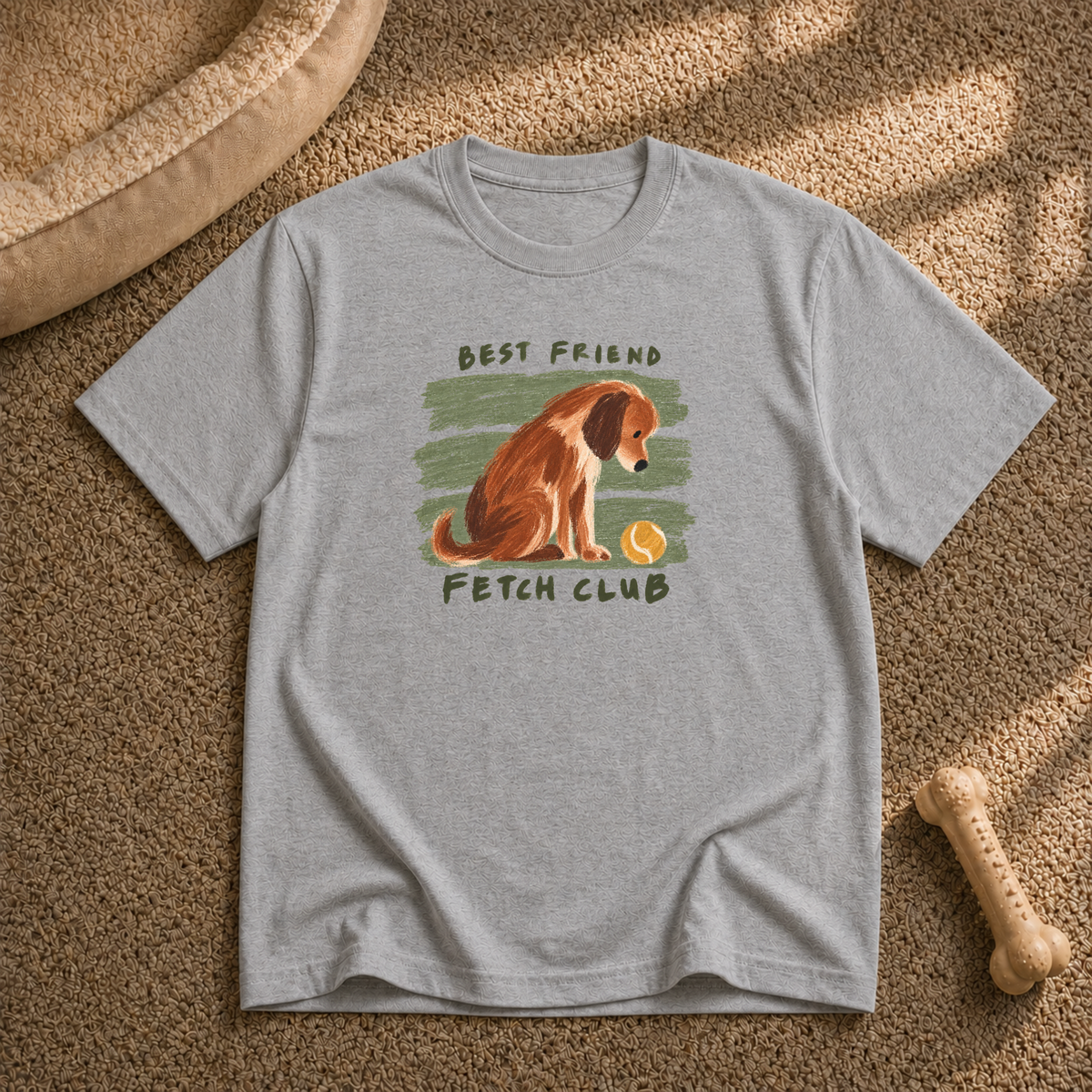 Best Friend Fetch Club Dog T-Shirt