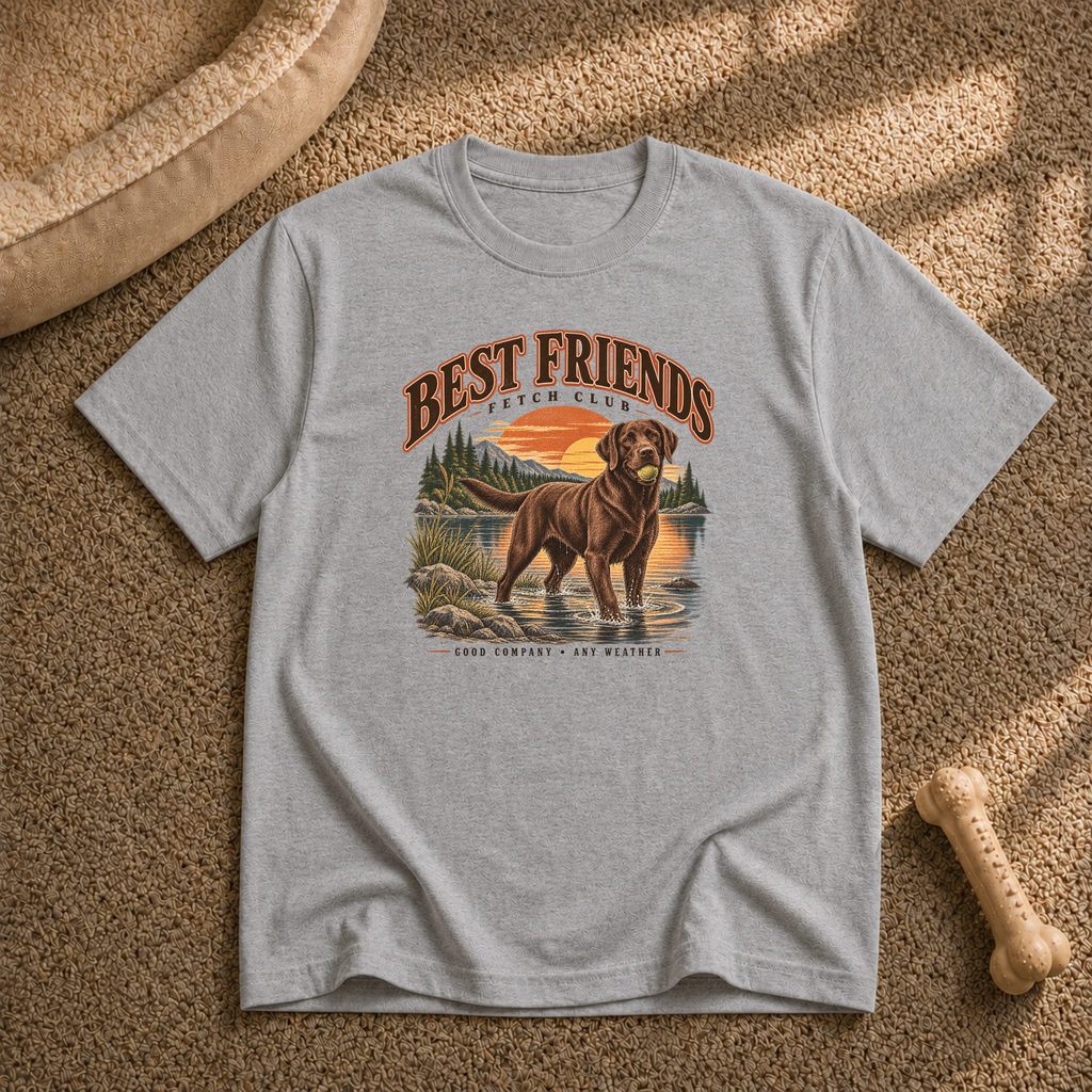 Best friends fetch club T-Shirt