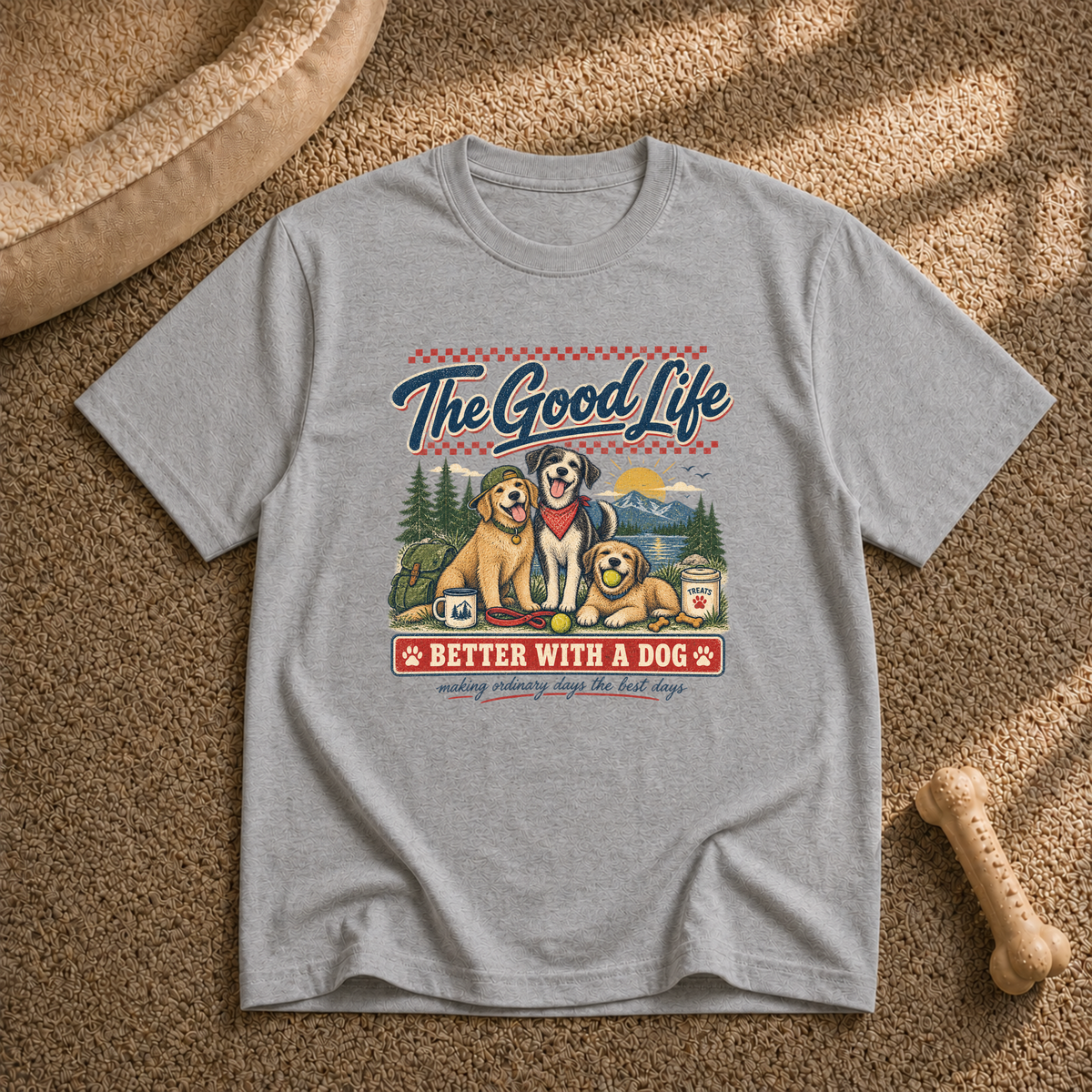 The Good Life Dog T-Shirt