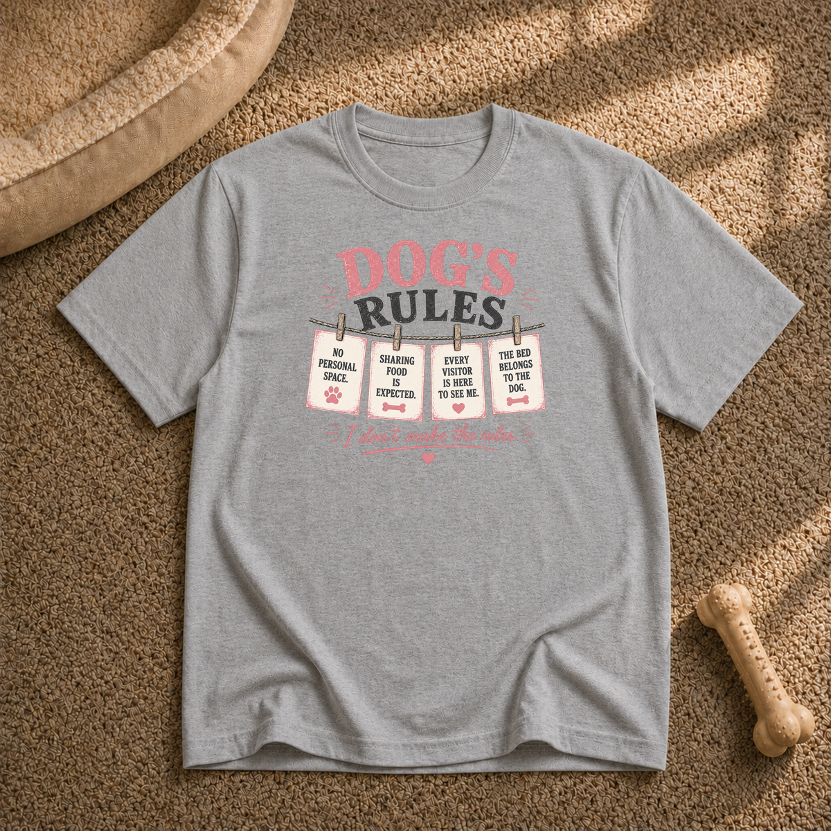 Dog's Rules T‑Shirt