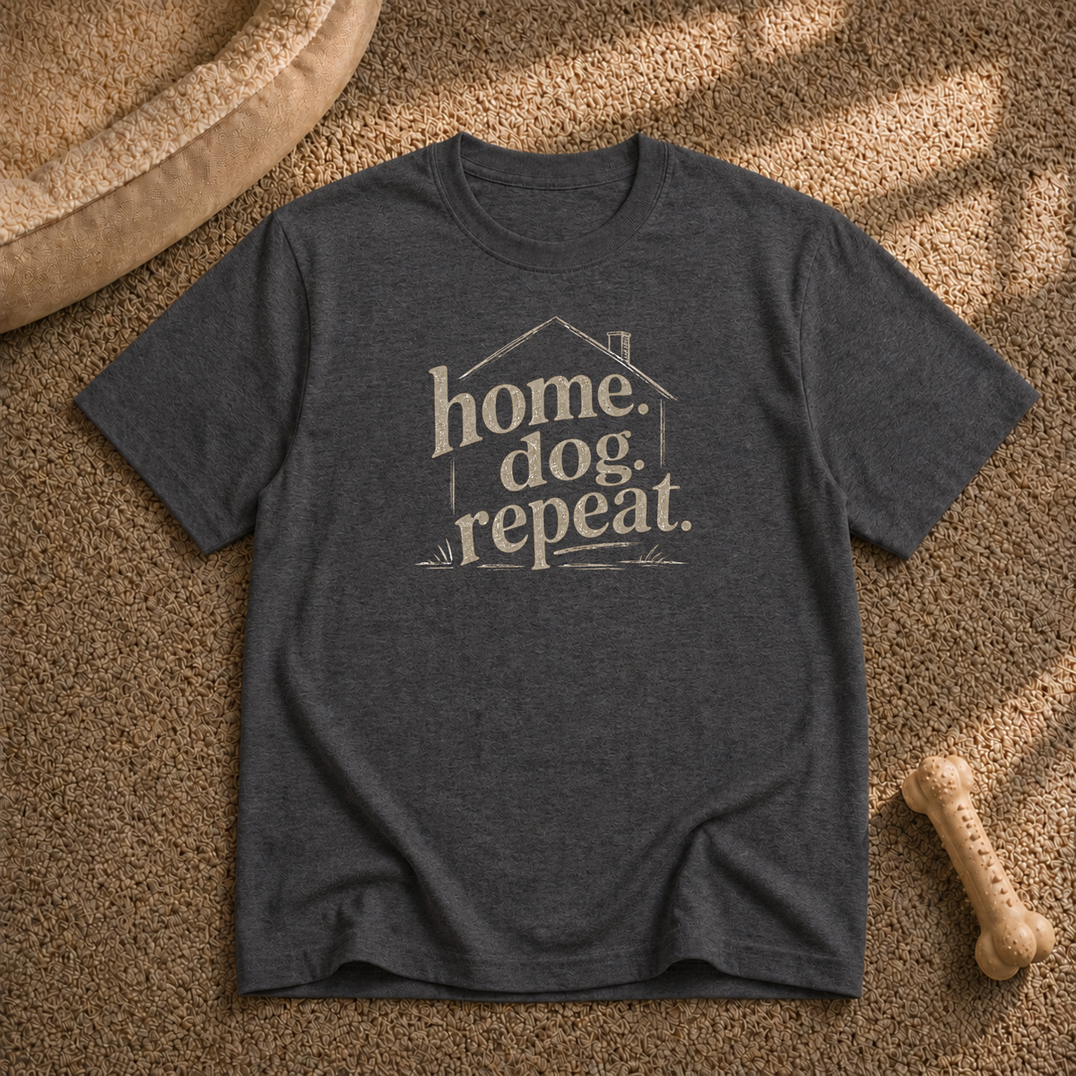 Home. Dog. Repeat. T-Shirt