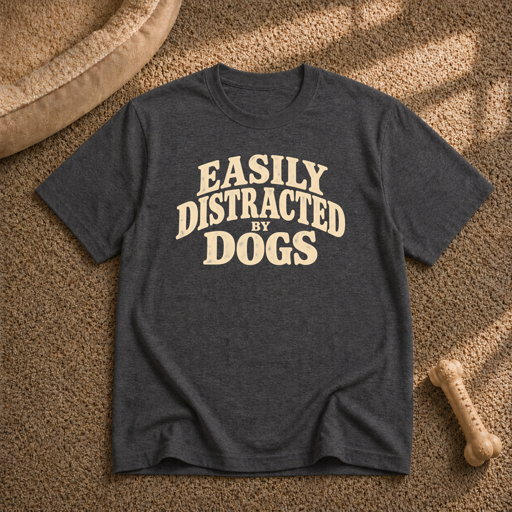 Easily distracted by dogs T-Shirt