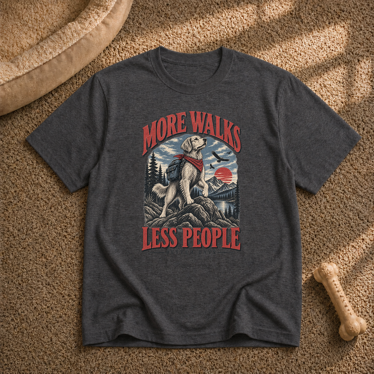 More Walks Less People T-Shirt