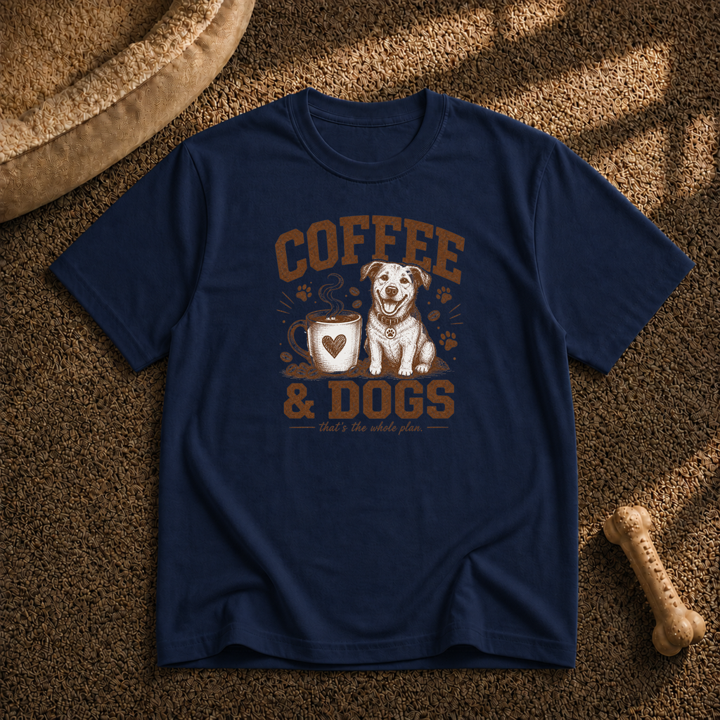 Coffee & Dogs T‑Shirt