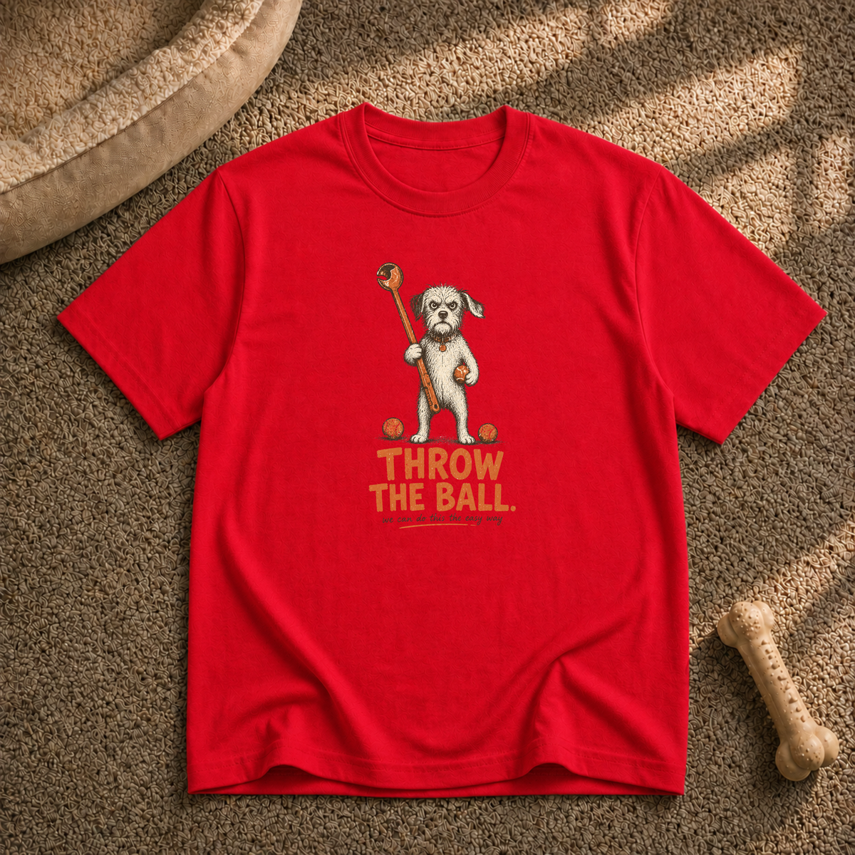 Throw The Ball Dog T‑Shirt