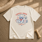 Coffee, Dogs & Quiet Mornings T-Shirt