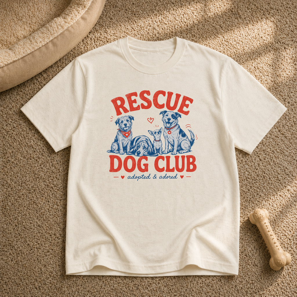 Rescue Dog Club T‑Shirt