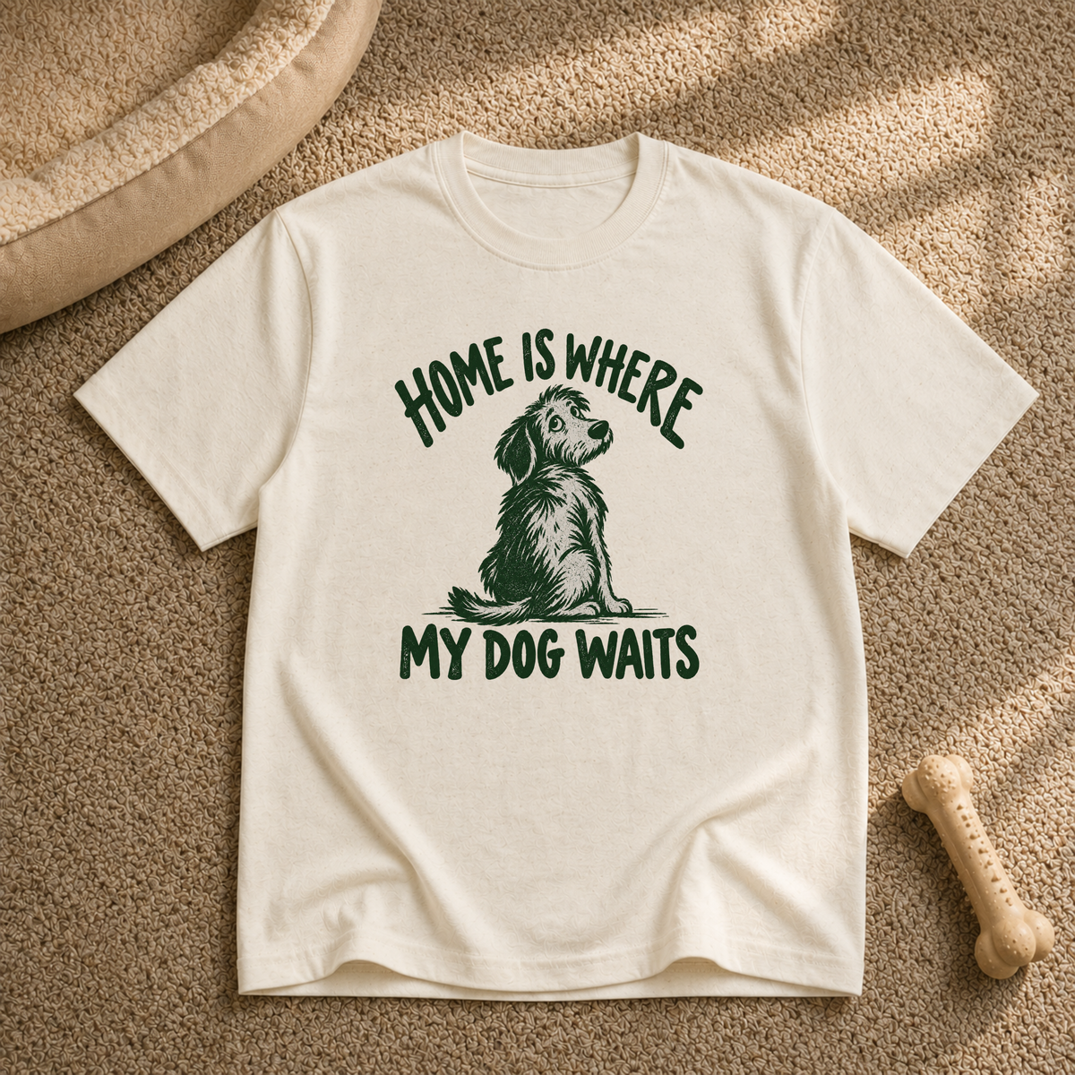 Where My Dog Waits T-shirt