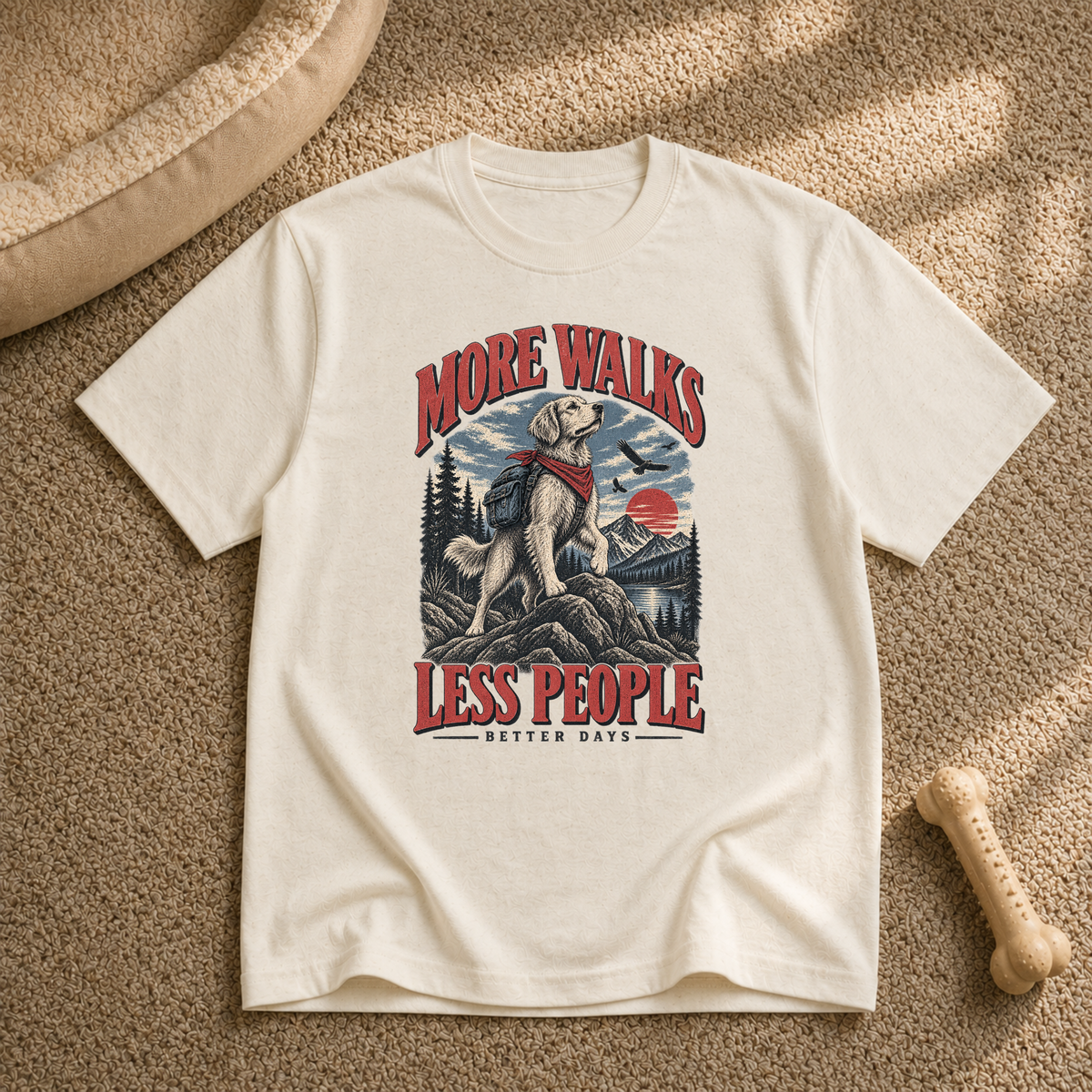 More Walks Less People T-Shirt