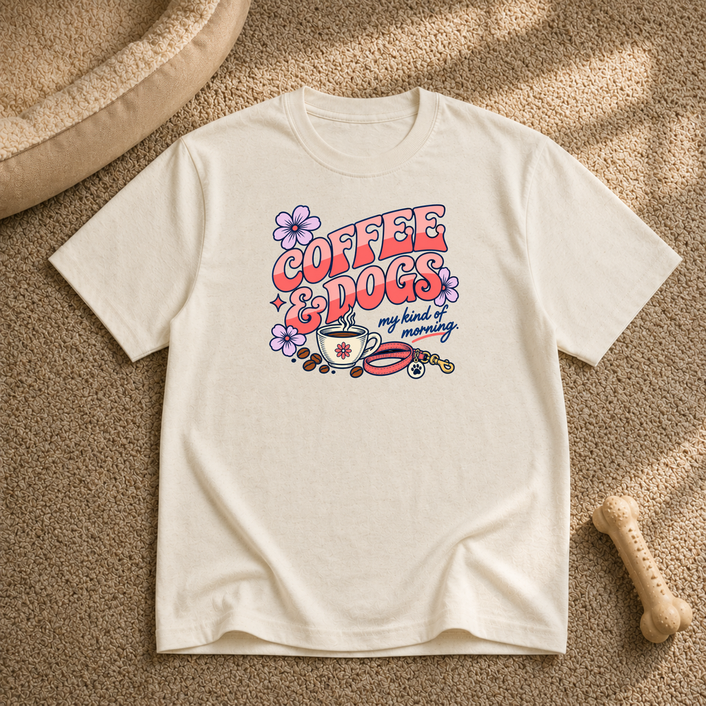 Coffee & Dogs T-shirt