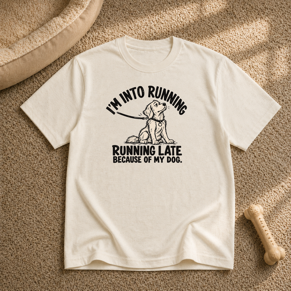 Running late because of my dog T-Shirt