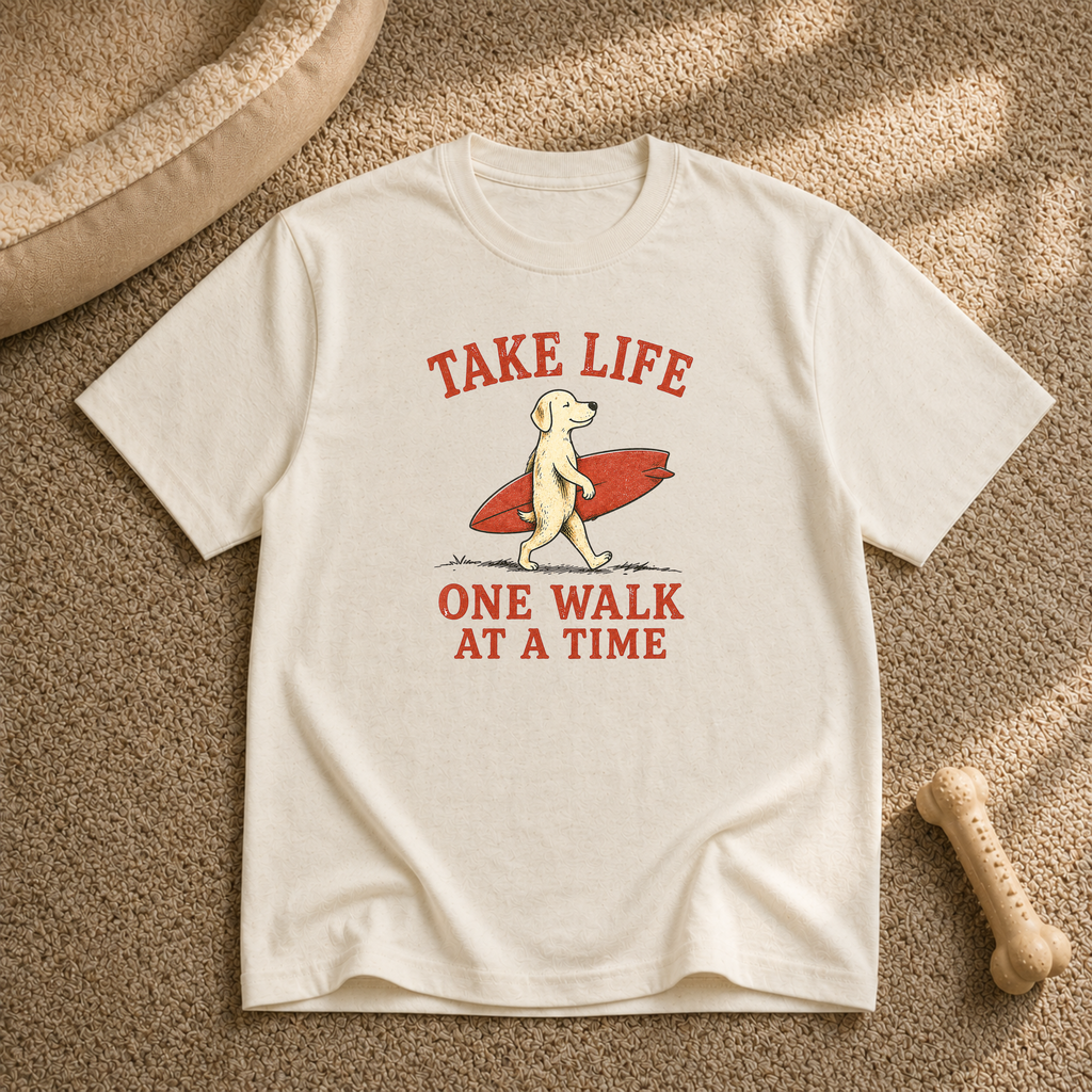 Take life one walk at a time T-shirt