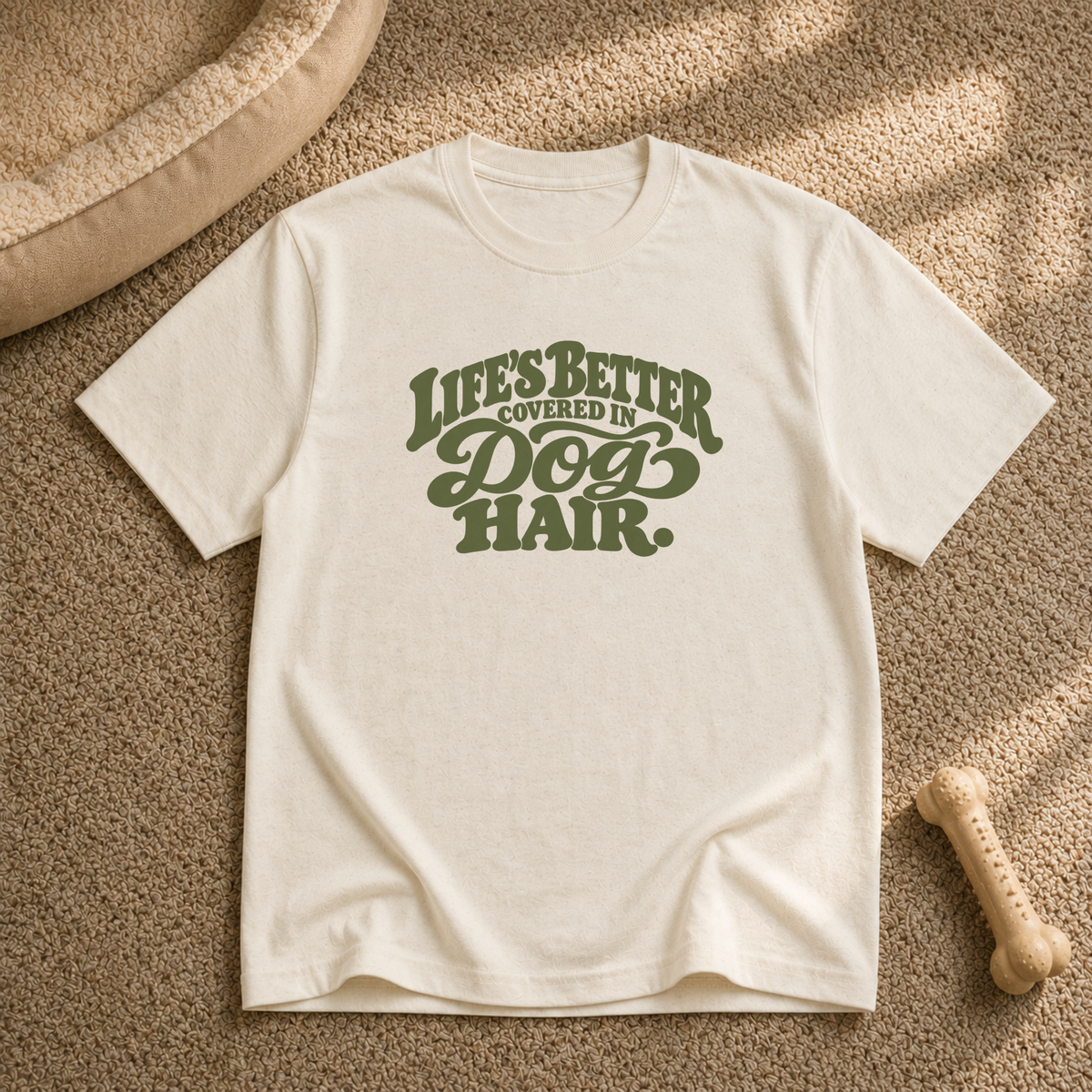 Life’s better covered in dog hair T-shirt